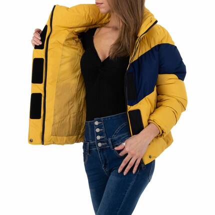 Damen bergangsjacke von GLO STORY - yellow