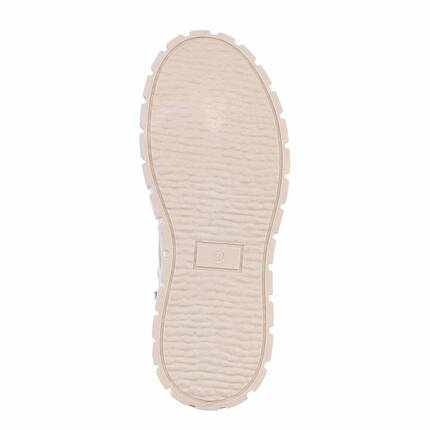 Damen Schnrstiefeletten - beige