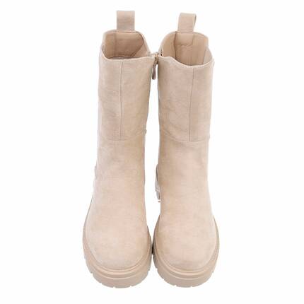 Damen Chelsea Boots - beige