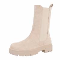 Damen Chelsea Boots - beige