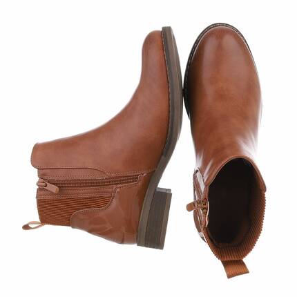 Damen Klassische Stiefeletten - camel