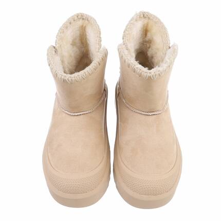 Damen Winterstiefeletten - beige