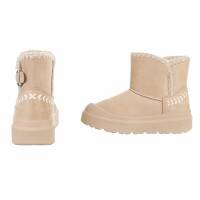 Damen Winterstiefeletten - beige