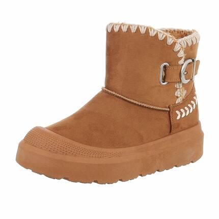 Damen Winterstiefeletten - camel