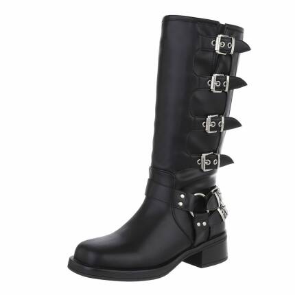 Damen Klassische Stiefel - black Gr. 36