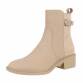 Damen High-Heel Stiefeletten - taupe