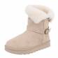 Damen Winterstiefeletten - beige