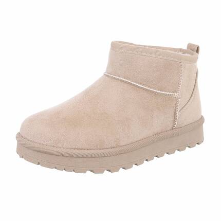 Damen Winterstiefeletten - beige Gr. 36