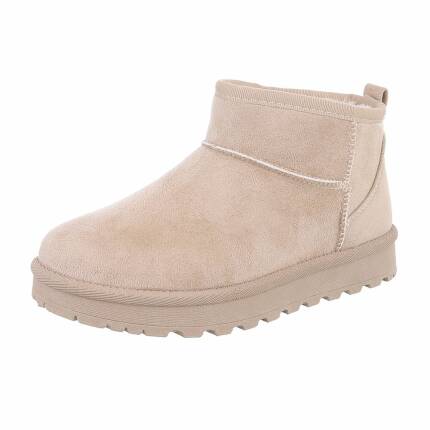 Damen Winterstiefeletten - beige Gr. 37