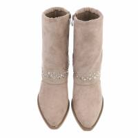 Damen Western- & Bikerboots - khaki