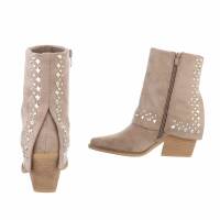 Damen Western- & Bikerboots - khaki