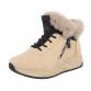 Damen Winterstiefeletten - khaki Gr. 37