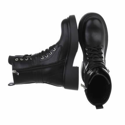 Damen Schnrstiefeletten - black