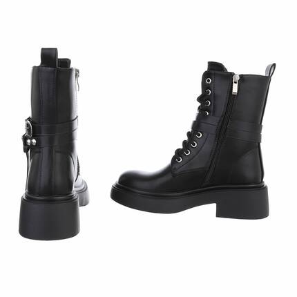 Damen Schnrstiefeletten - black