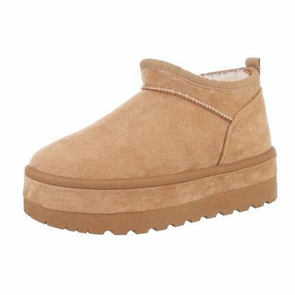 Damen Winterstiefeletten - camel