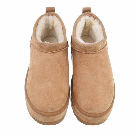 Damen Winterstiefeletten - camel