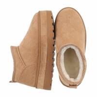 Damen Winterstiefeletten - camel