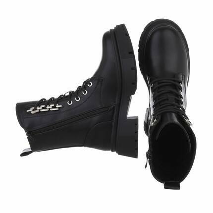 Damen Schnrstiefeletten - black