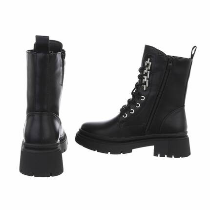 Damen Schnrstiefeletten - black