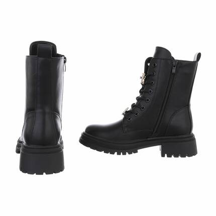 Damen Schnrstiefeletten - black