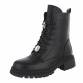 Damen Schnürstiefeletten - black - 12 Paar