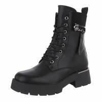 Damen Schnrstiefeletten - black