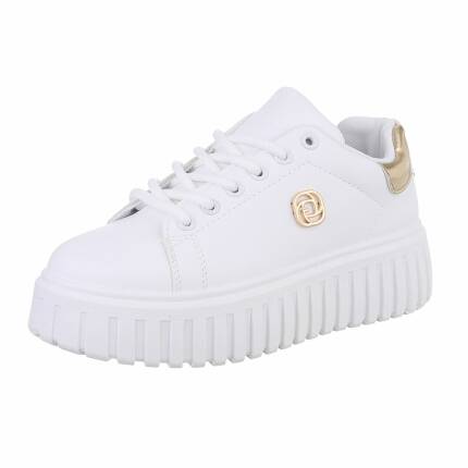 Damen Low-Sneakers - gold Gr. 40