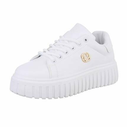 Damen Low-Sneakers - white - 12 Paar