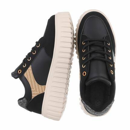 Damen Low-Sneakers - black