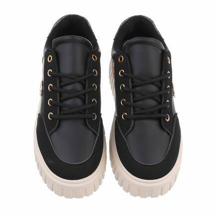 Damen Low-Sneakers - black