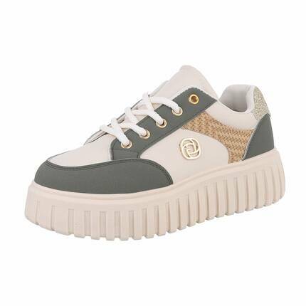 Damen Low-Sneakers - green Gr. 37