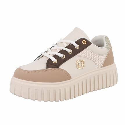 Damen Low-Sneakers - khaki Gr. 41