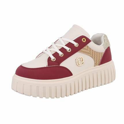 Damen Low-Sneakers - wine - 12 Paar