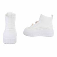 Damen Schnürstiefeletten - white