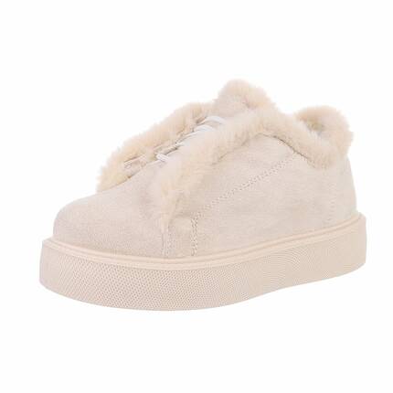 Damen Low-Sneakers - beige