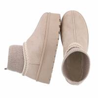 Damen Winterstiefeletten - beige