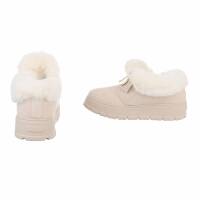 Damen Winterstiefeletten - beige