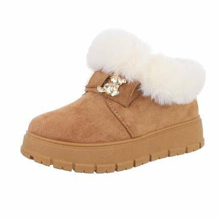 Damen Winterstiefeletten - camel - 12 Paar