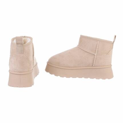 Damen Winterstiefeletten - beige