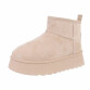 Damen Winterstiefeletten - beige - 12 Paar