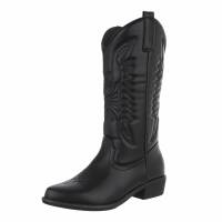 Damen Western- & Bikerboots - black