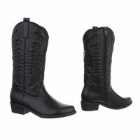 Damen Western- & Bikerboots - black