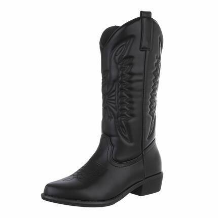 Damen Western- & Bikerboots - black - 12 Paar