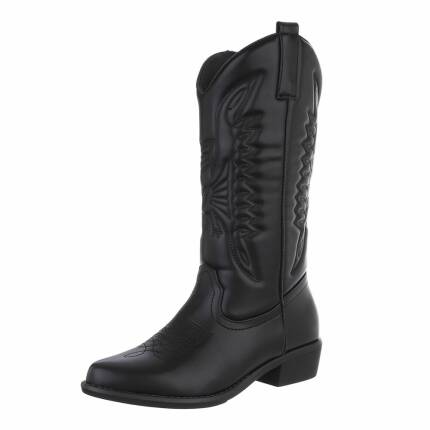 Damen Western- & Bikerboots - black Gr. 36