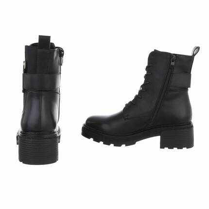 Damen Schnrstiefeletten - black