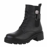 Damen Schnürstiefeletten - black