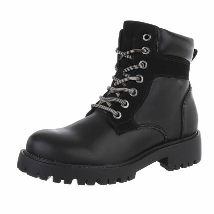 Damen Schnürstiefeletten - black