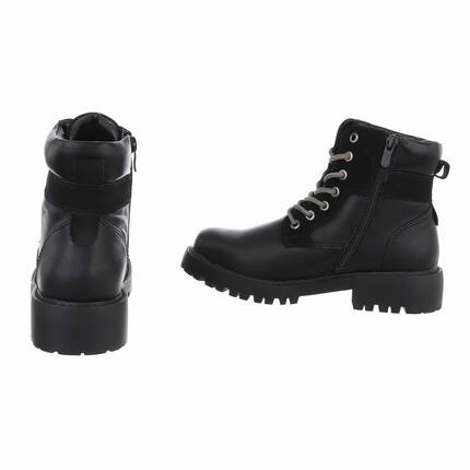 Damen Schnrstiefeletten - black