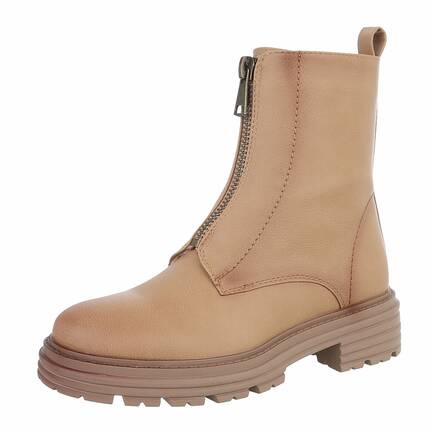 Damen Klassische Stiefeletten - khaki Gr. 36