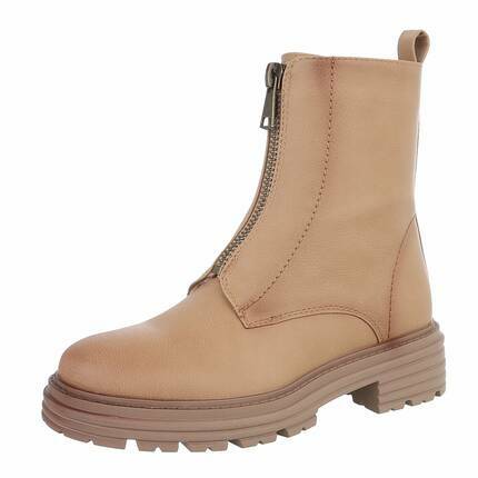 Damen Klassische Stiefeletten - khaki Gr. 41